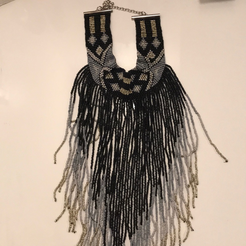 Beaded festival choker